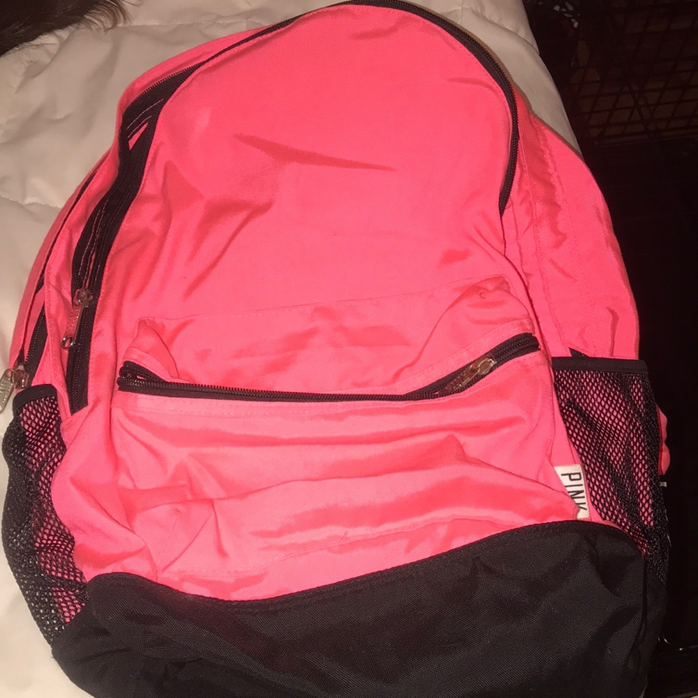 Pink backpack